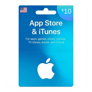 Tarjeta iTunes $10 Dólares Cuenta USA