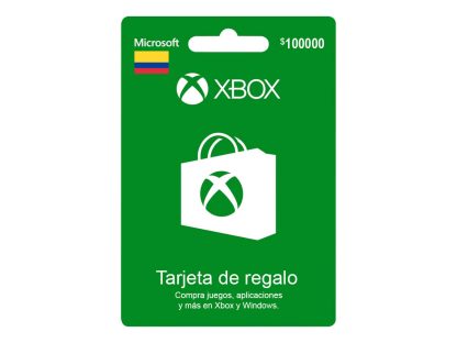 Pin Virtual Xbox Tarjeta De Regalo $100.000 Colombia