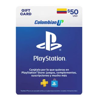Tarjeta PlayStation Network PSN $50 Dólares Para Cuenta Colombiana