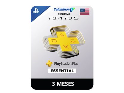 Suscripción PlayStation Plus Essential - Región USA 3 Meses