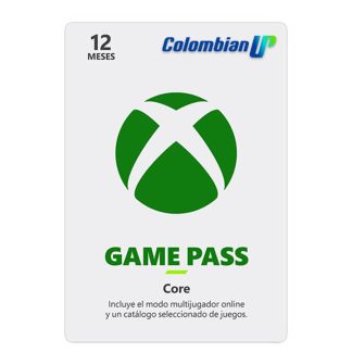 Suscripción Xbox Game Pass Core Series X|S / ONE - Región Colombia 12 Meses