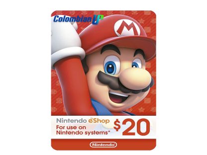 Tarjeta Nintendo E-Shop $20 Dólares Para Cuenta USA