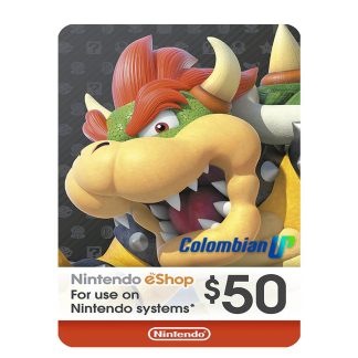 Tarjeta Nintendo E-Shop $50 Dólares Para Cuenta USA