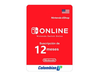 Suscripción Nintendo Switch Online - 12 Meses Región USA