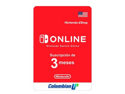 Suscripción Nintendo Switch Online - 3 Meses Región USA