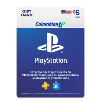Tarjeta PlayStation Network PSN $5 Dólares Para Cuenta USA