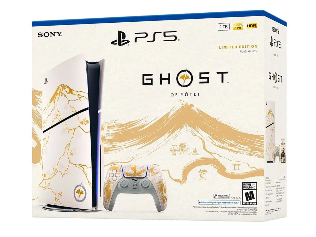 PlayStation 5 Slim Versión Disco + Ghost of Yōtei - Image 4